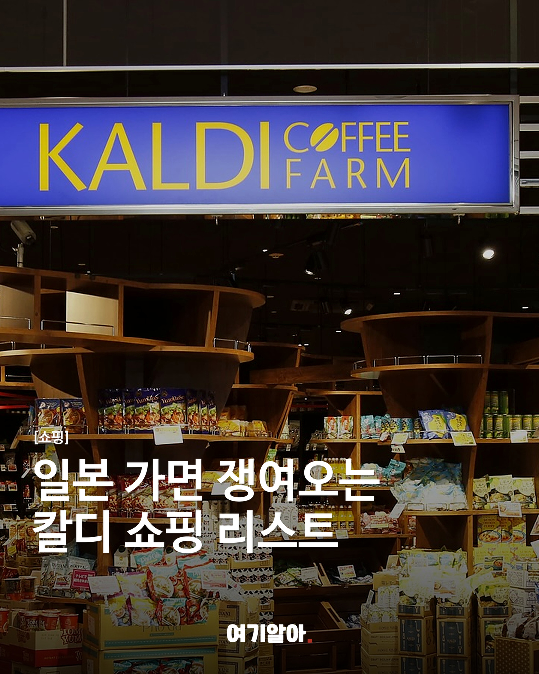 일본 가면 쟁여오는 칼디 쇼핑 리스트